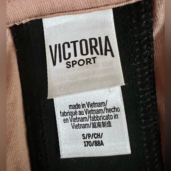 Victoria’s Secret Sport Light Peach Color with Silver Trim at the back Sz S - Picture 5 of 6